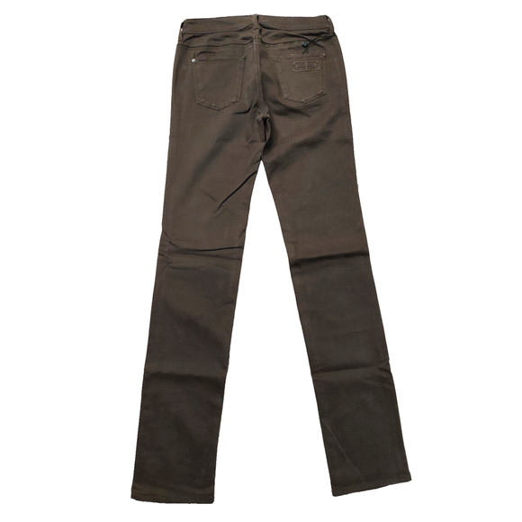 Ermanno Scervino Brown Straight Leg Slim Jeans Pants Sz 27 NWT - Picture 4 of 16